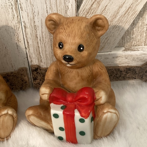 Homco Christmas Bear Figurines - Picture 3 of 8